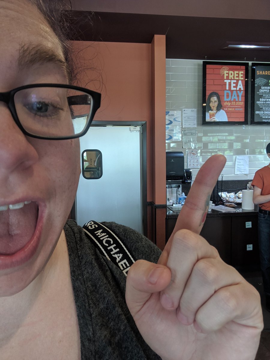 Laurali7502's tweet photo. @McAlistersDeli 10 + years of friendship, 3.5 hour drive to the nearest McAlister's, and #FreeTeaDay2020 makes for the best day ever!! Reliving our college days at our favorite spot! #freeteadaysweeps #McADiehardFan #teafreak https://t.co/rMwJMDmIks