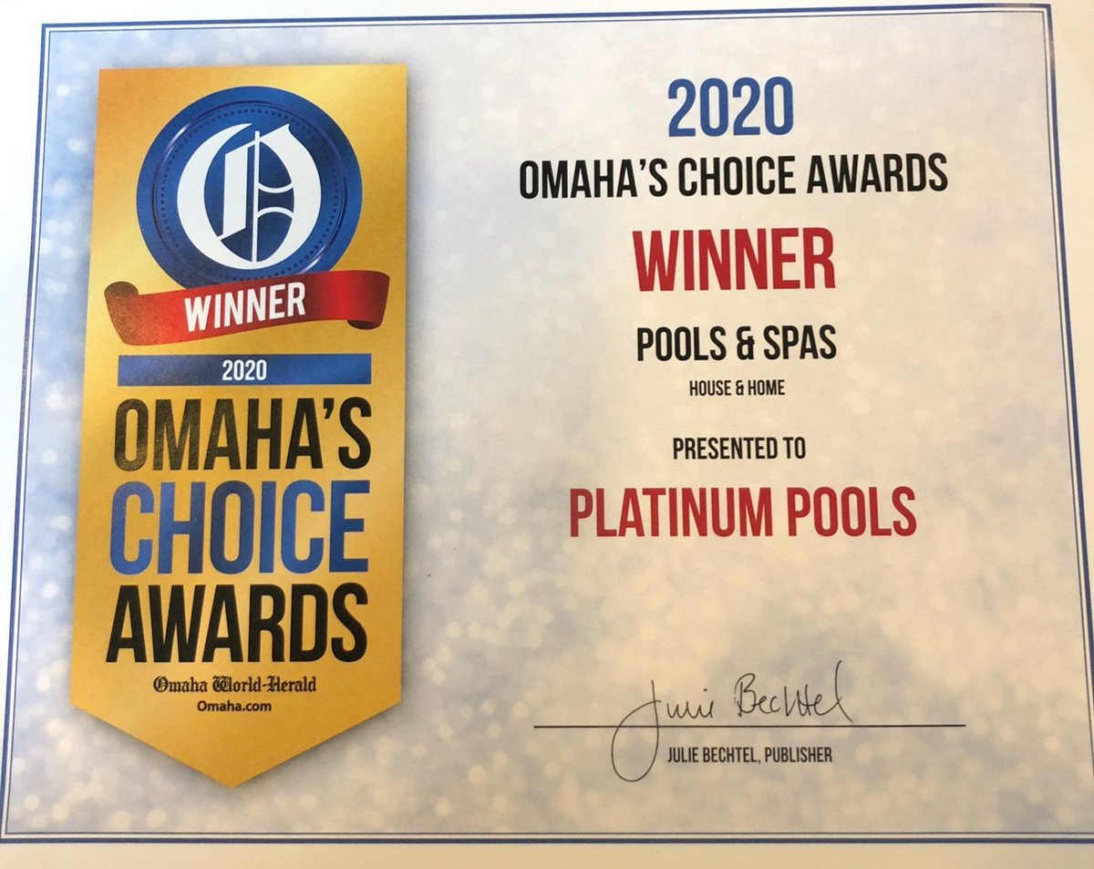 Quick shout out to our amazing team, customers, and of course <a href="/OWHnews/">Omaha World-Herald</a> for this award! Swim on Omaha! We are here to help!