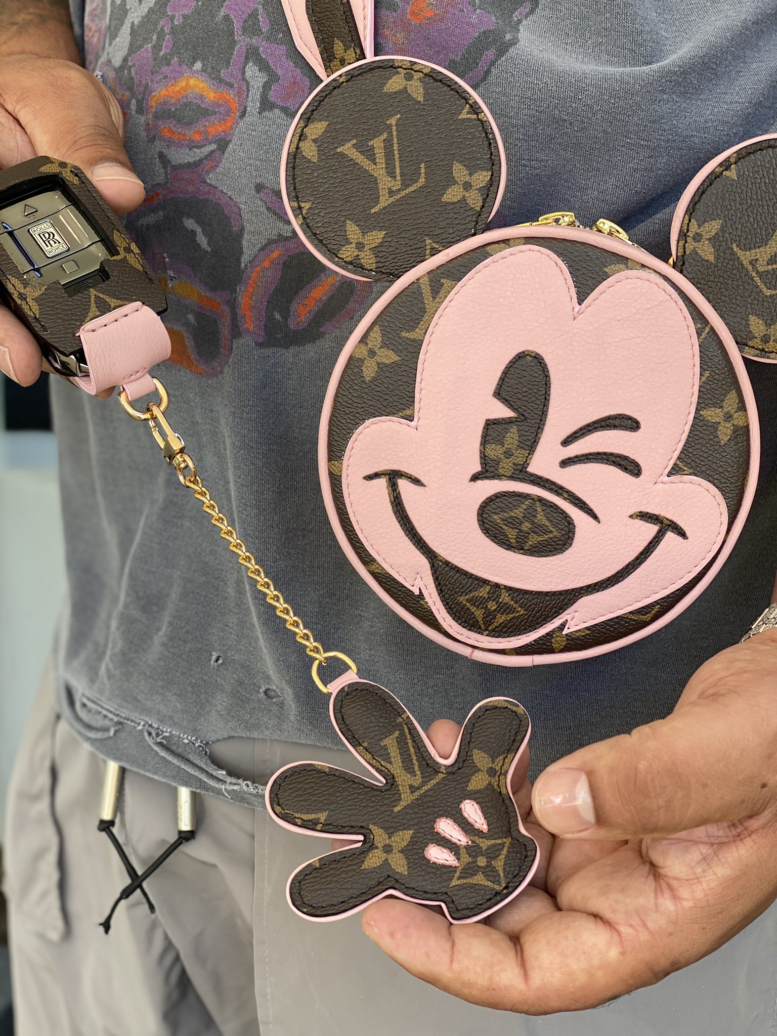 Mickey with Louis Vuitton