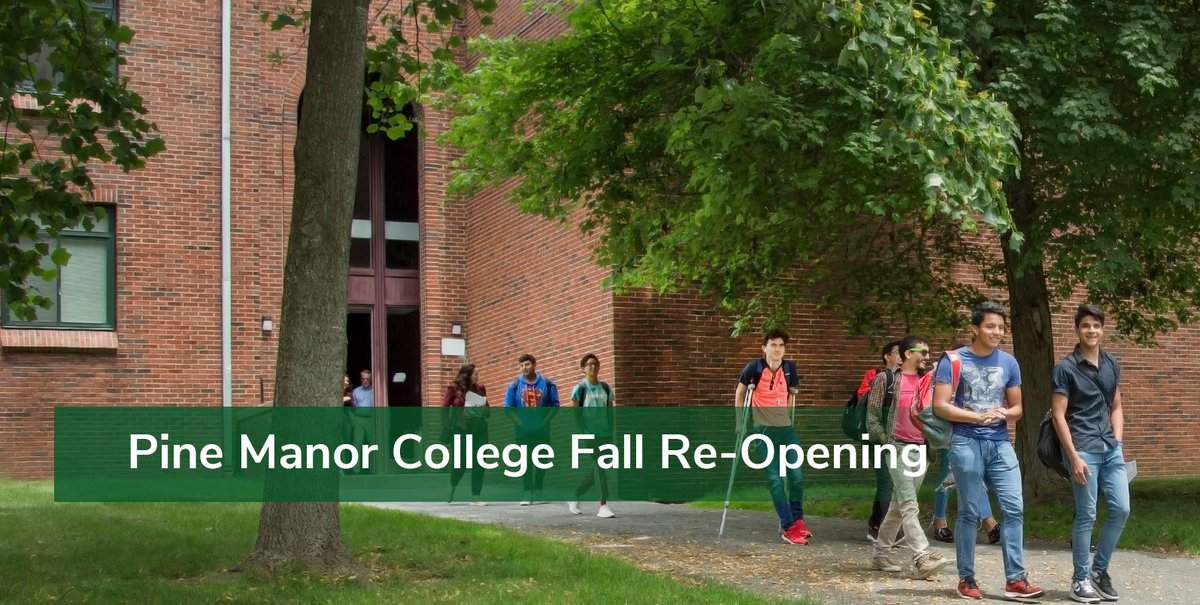 Pine Manor College has decided to offer both on-campus and on-line living and learning experiences this fall. 
To learn more: pmc.edu/pine-manor-col…