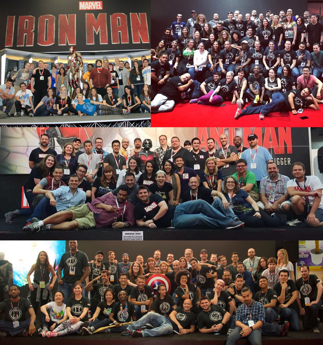 After working SDCC for so many years, the crew becomes family, and I am so sad not to be able to throw down this year's convention, but am remembering the many amazing team members over the years!