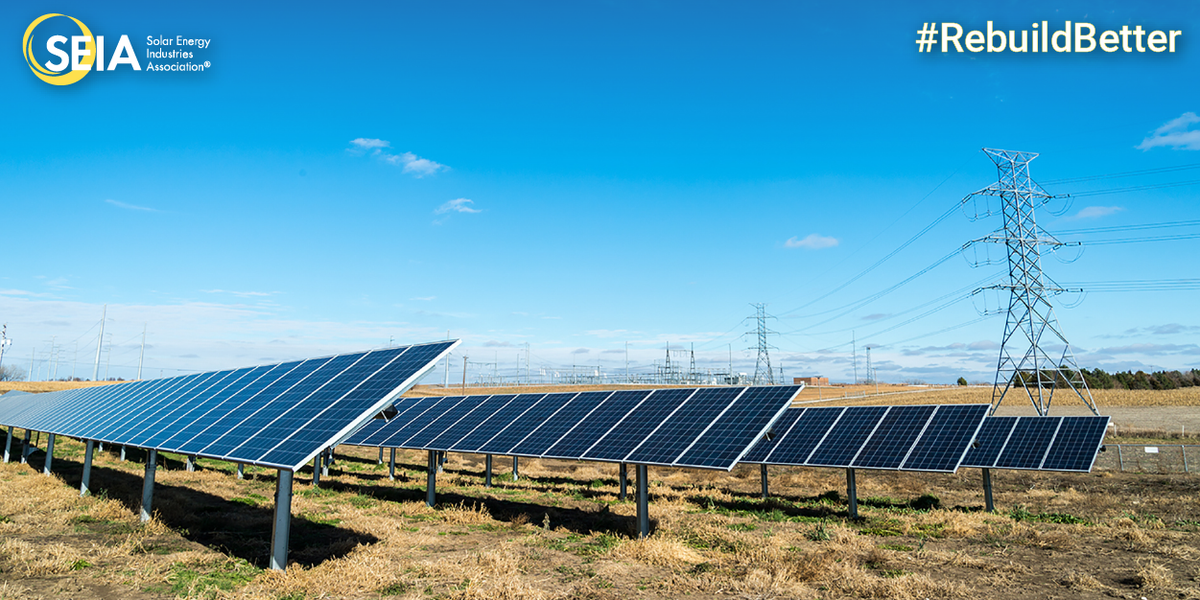 With smart policies, the U.S. #solar industry can create 200k jobs over the next 2 years. I'm calling on <a href="/SenStabenow/">Sen. Debbie Stabenow</a> to support clean energy workers in upcoming legislation to #RebuildBetter from COVID-19