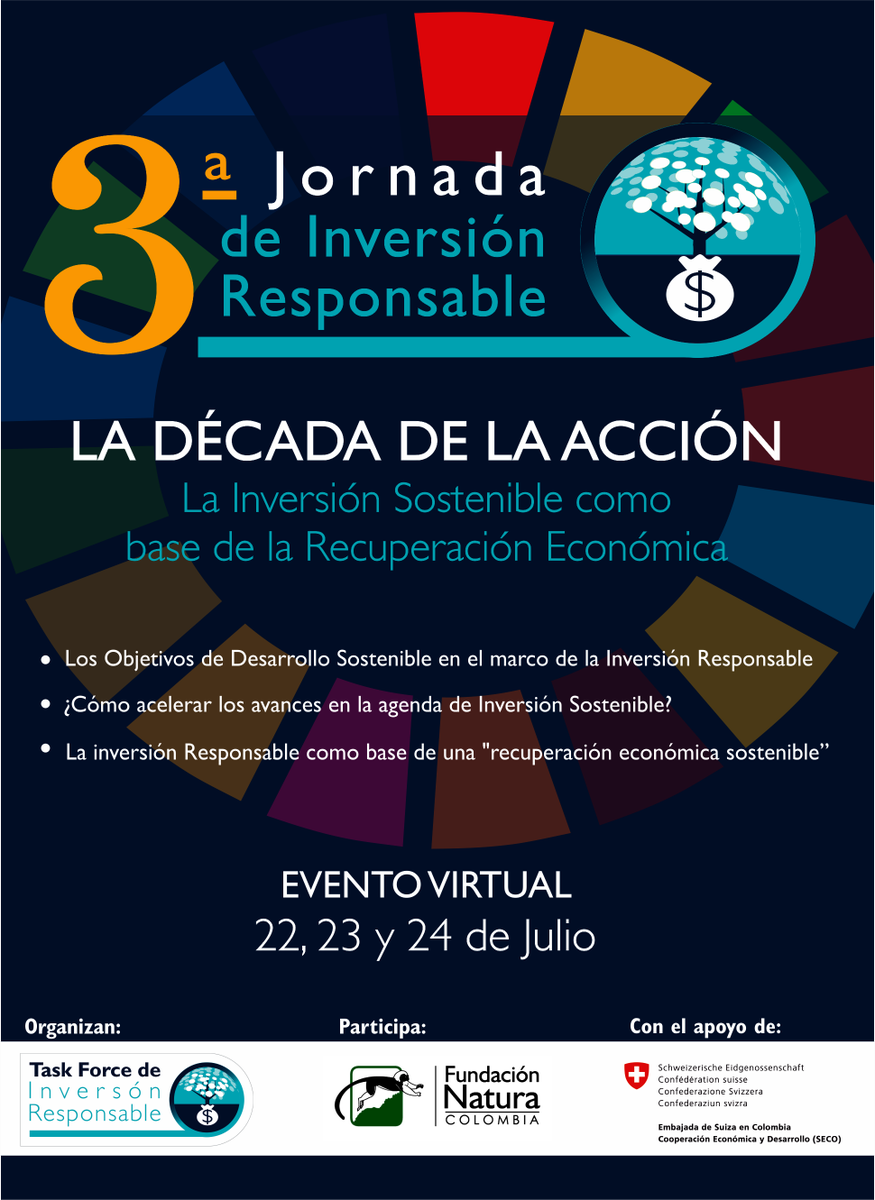 Asobolsa's tweet photo. Hoy en la 3a Jornada de Inversión Responsable tendremos dos paneles de lujo: "Estrategias de recuperación empresarial" y "Uso y Valor de la información ASG". Inscríbase 👇 y participe. #JornadaInversionResponsable
https://t.co/cDVqwXwMv7 https://t.co/AMGIbqWAOg
