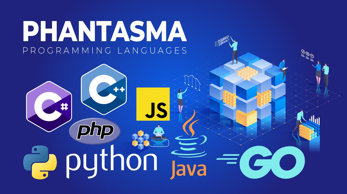 PhantasmaChain's tweet photo. Phantasma aims to be a developer-friendly blockchain.

Developers can deploy their smart contracts by using some of the most popular programming languages in the world: C#, C++, JavaScript, PHP, Python, Java and Go.

The most advanced support is for C#, C++ and JavaScript. https://t.co/PbEVQWGmcB