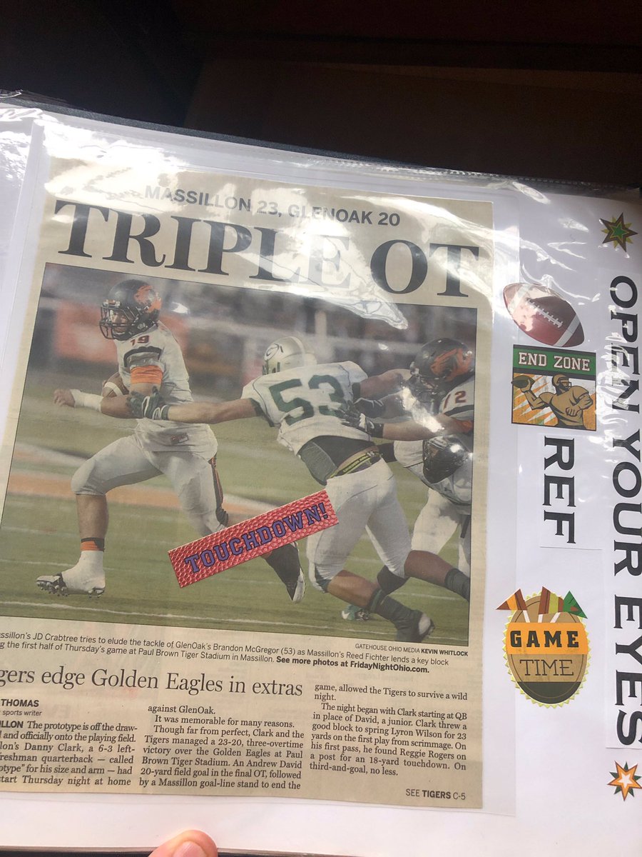 BGrub50's tweet photo. Keeps me up at night 🤧 #HomeJob #Rigged #HeresYourProof #KneeWasntDown  #DannyRobinsonWinsDidntCount #GlenOakFootballWillSeeBetterDays #OnlyifMassillonStopsCheating #CantonGrieves #ToddFamilyGrieves https://t.co/Icu4ECL29m