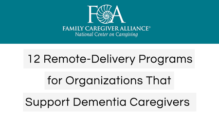 johnahartford's tweet photo. ICYMI: @CaregiverAlly blog, 12 top dementia caregiving programs that can be delivered via phone or online. Vetted, proven programs; turn-key solutions for organizations looking to add interventions to their service offerings for caregivers
https://t.co/UQo9Bm8VT4
#DementiaProgram https://t.co/H11VO7P7GE