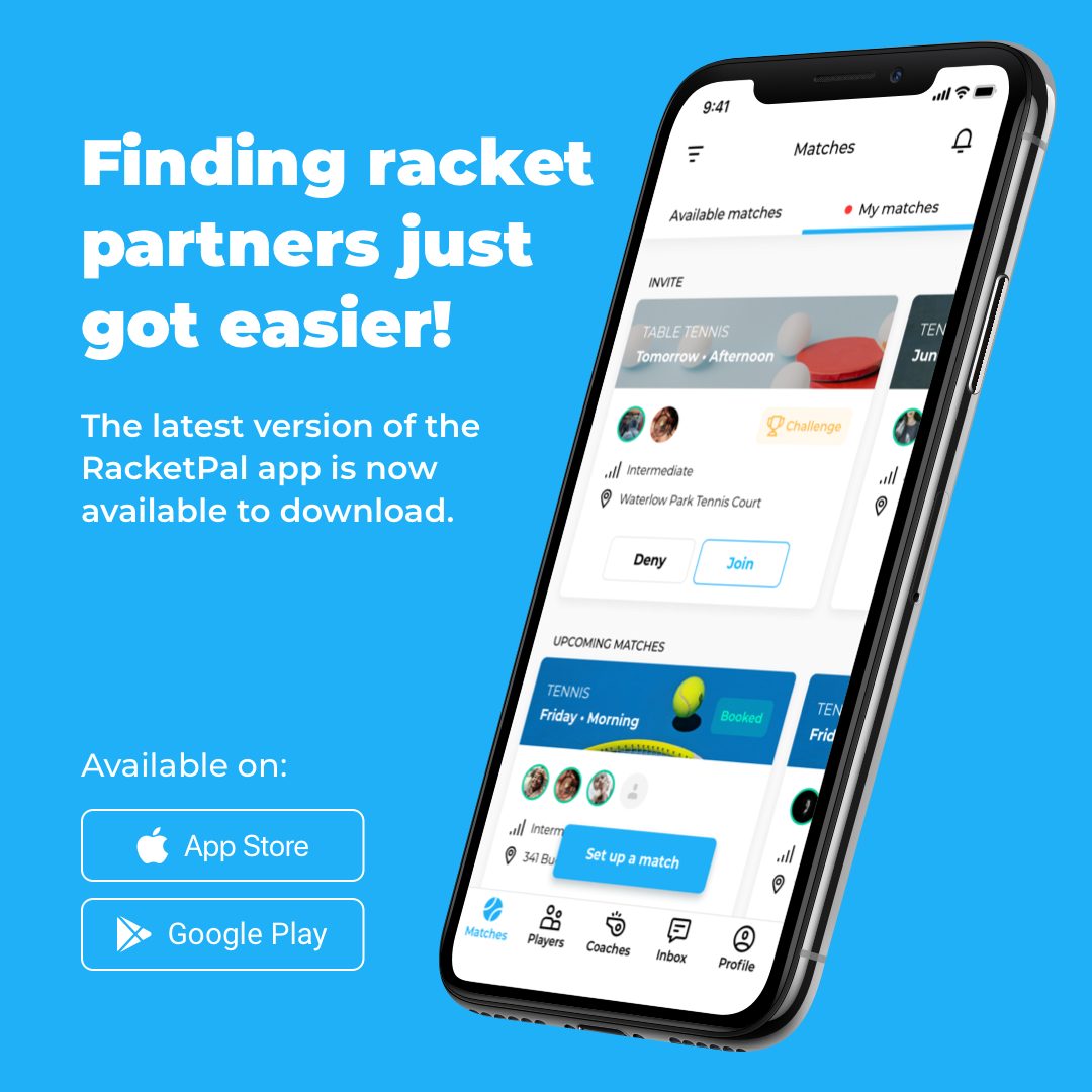 RacketPal tweet picture