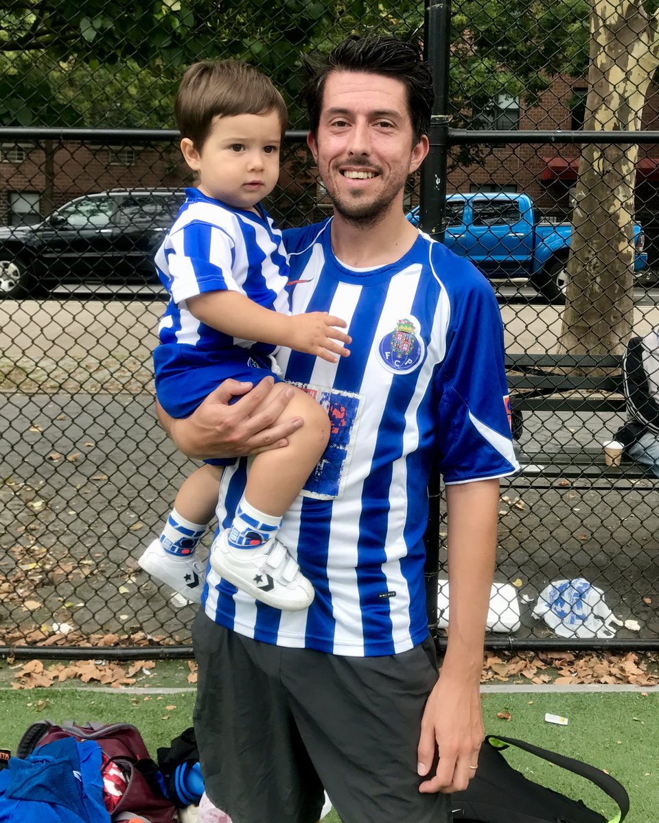 cscnyc's tweet photo. More celebrations around the globe as our former midfield maestro @edgorey saw his beloved @FCPorto win another league title back in the motherland this week. #TwinkleToes #September2017 #TBT #CSCArchiveDig ⚪️🔵 https://t.co/m6yJhz8GTF