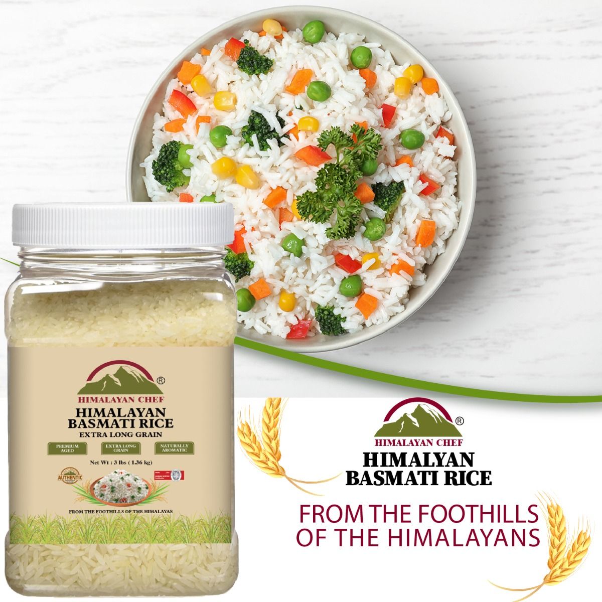 HimalayanChef's tweet photo. #Himalayanchef Basmati Rice
Perfect Non-Sticky Texture, and A Delicate, Sweet Flavor.
No Need To Wash The White Basmati Rice Until The Water Runs Clear, Like Other Rice.
https://t.co/RHBN0nIOgG
#whitebasmatirice #extralonggrain #sweetflavor #wbm #rice #himalayanchefrice https://t.co/UqypChMKoc