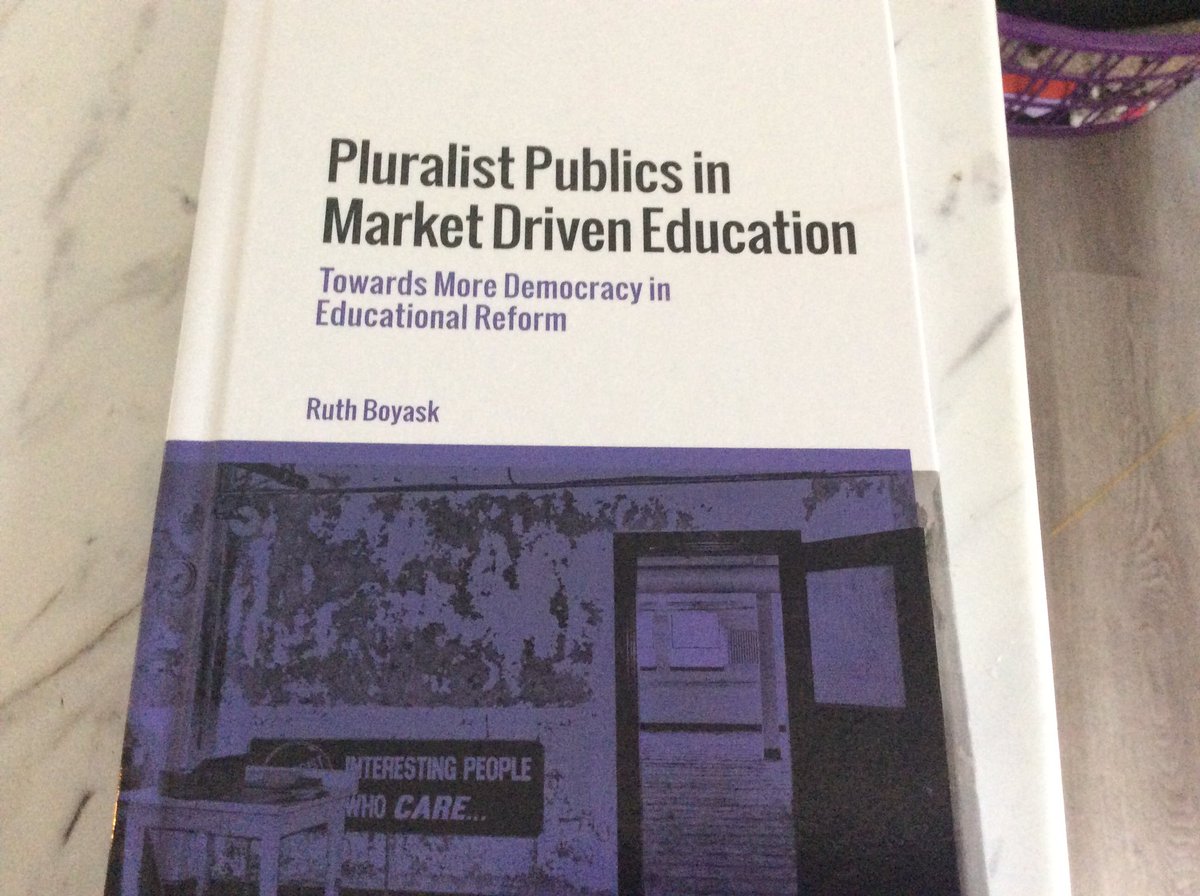 DrJacqueBaxter's tweet image. Many congrats  to @RuthBoyask for publishing her book : top text Ruth ! @ManagementinED would be happy to review it #education #reform #marketization