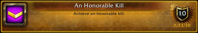 cepartek's tweet photo. (hehe) I just earned the [An Honorable Kill] Achievement! #Warcraft https://t.co/Xme4esYMJp