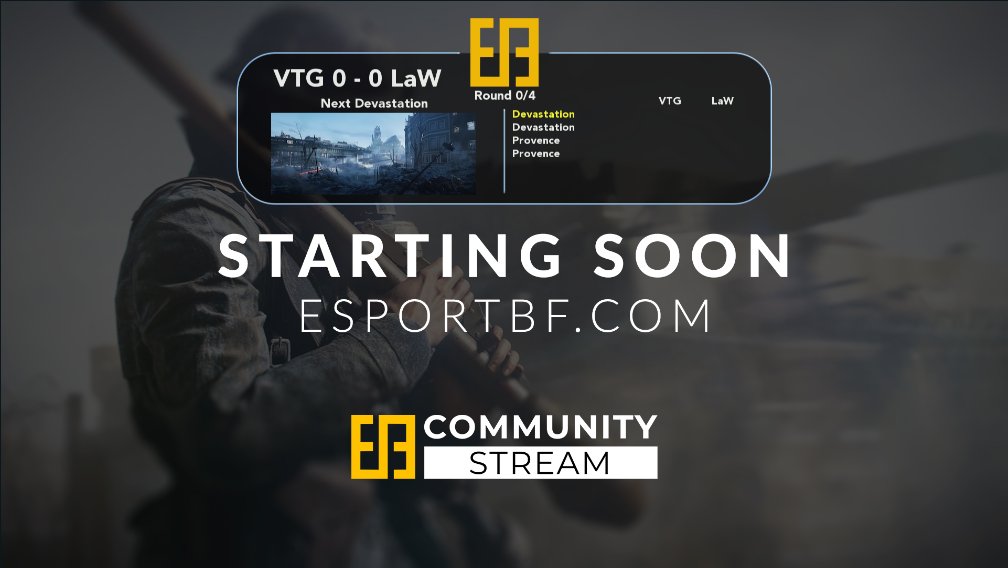 AWildeTime's tweet photo. LIVE in 10(ish minutes)

@eSportBF - @WeAreTheLaWbf vs Vertigo

https://t.co/wgNM6POYVN https://t.co/N7Q8JMkIw7