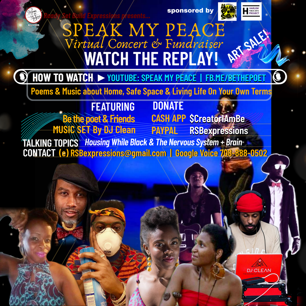 rsbexpressions's tweet photo. #VirtualConcert #Fundraiser #Inspiring #Empowering #BlackJoy
Donations Help a Blk Life from homeless to housed while she revovers her nervous system.

https://t.co/5U32shzwNk https://t.co/3Cvd6V0rLi