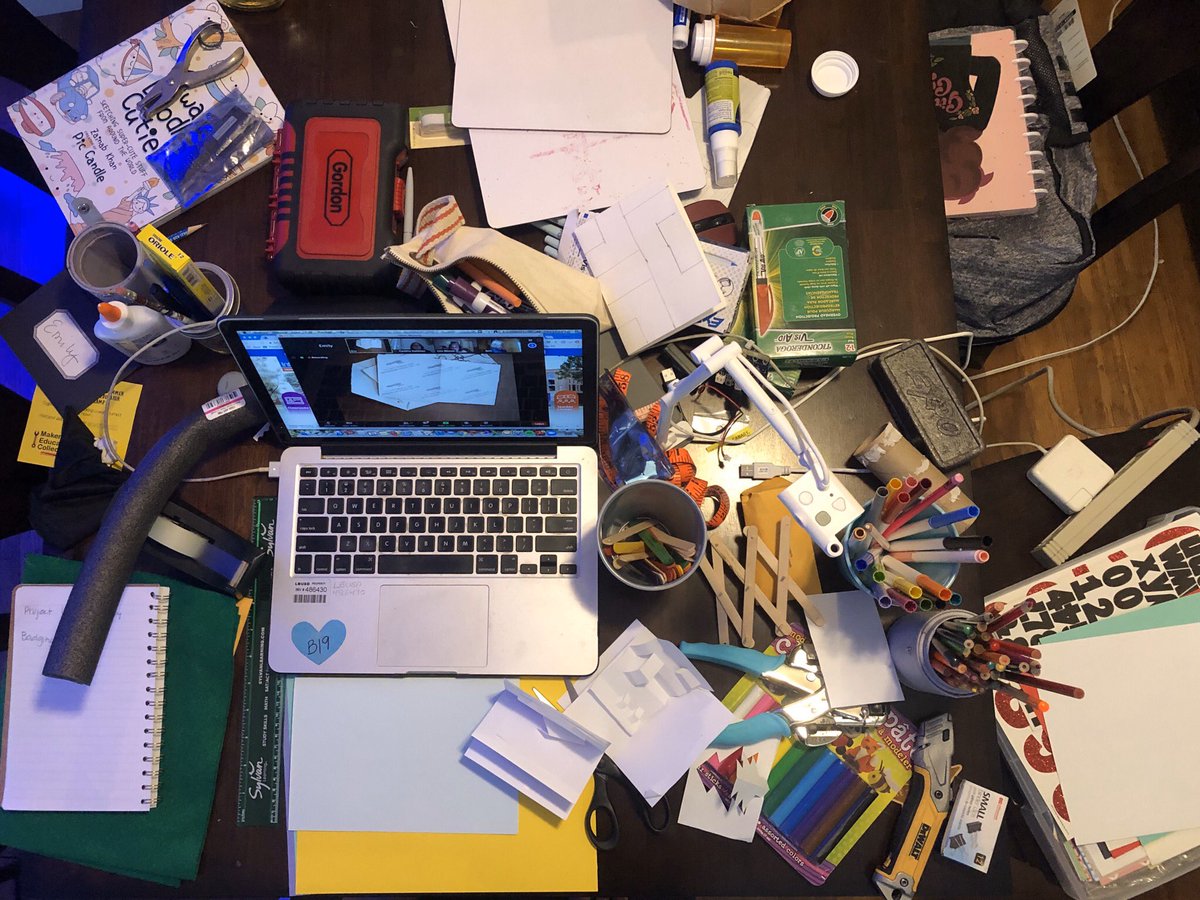 Four days of making. This is representational of all of the ideas in my head right now! #InfyPathfinders #MECbootcamp