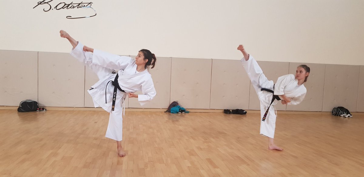 bugünkü karate antrenmalarımızdan