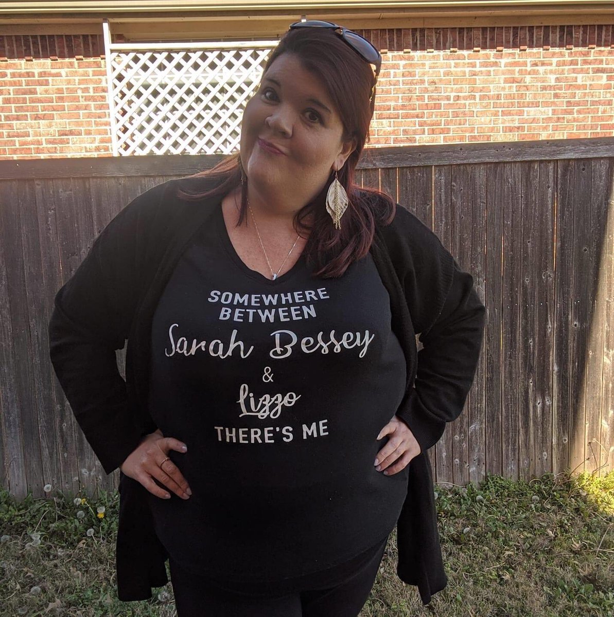 annaklebaron's tweet photo. Help me wish my #rideordie friend, @TiccoaLeister, the happiest of birthdays! 🎉

It would make her day if @sarahbessey and/or @lizzo joined in on the bday fun! 
(See the t-shirt!) 

RT to help make this happen! 🙌🏽 https://t.co/FfDgXrnGqN