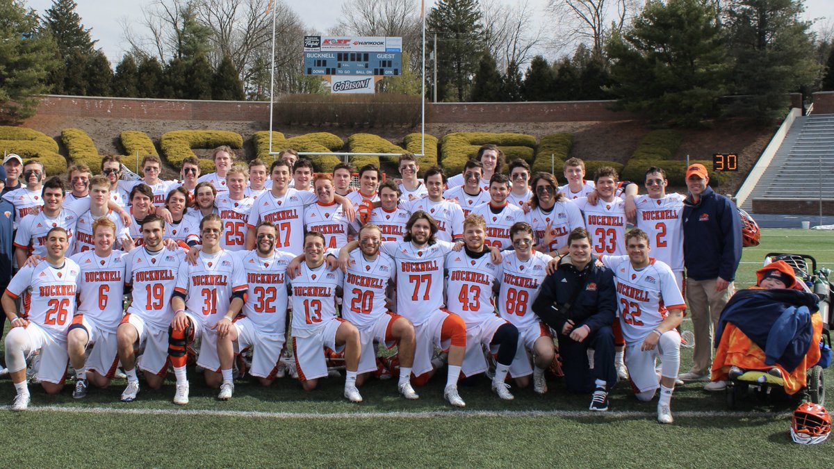 Bucknell_MLAX's tweet photo. We're heartbroken by the passing of Luke Mirolli, who was matched with our program through Team IMPACT.

Luke was a fighter and a true inspiration to our team. He, and his loved ones, will always be members of our Bison men's lacrosse family. https://t.co/RM7m5hbzMx