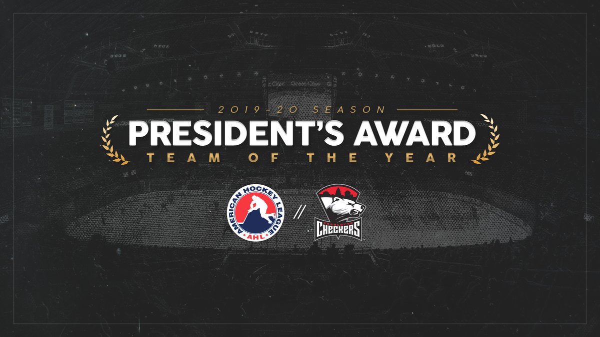 Extremely honored to win the President's Award as <a href="/TheAHL/">American Hockey League</a> Team of the Year!

Thanks to all of you for your support and for helping make this possible.

More ➡️ bit.ly/2WNyvOm