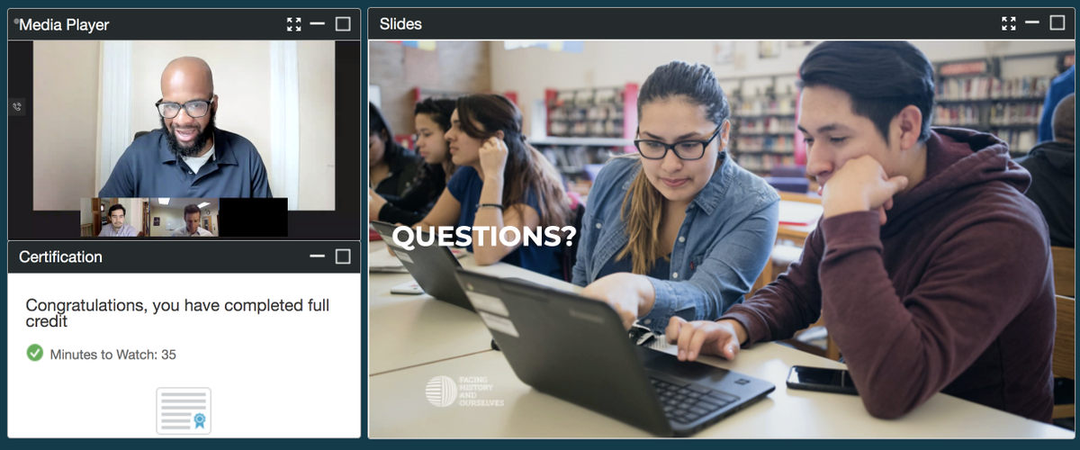 FeralPirate's tweet image. Listening and learning to how five high schools structured their programming and curriculum for critical consciousness in &quot;Schooling for Critical Consciousness: A Conversation with Scott Seider and Daren Graves&quot;. Amazing, inspiring examples. 🔥🔥🔥 @facinghistory  #FHonline