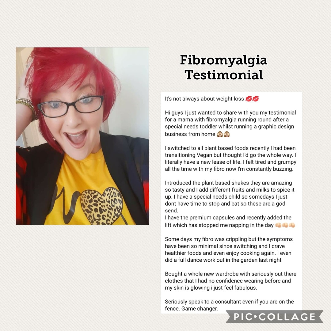 SCW1986's tweet photo. It's not just about weightloss! Check out Kirsti's Fibromyalgia testimonial 🥰

We have a wide range of products that are for improving your health and supporting your body from the inside out. I love reading testimonials like this where someone's health has been dramatically... https://t.co/GpCvFOPENS