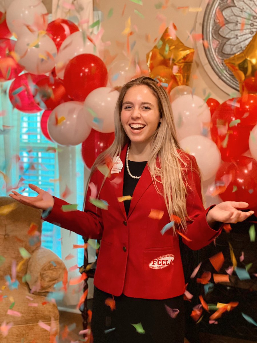 FCCLAVPpr's tweet photo. Hello FCCLA,  my name is Brynley Jones, and I am so thrilled to be serving as your National Vice President of Public Relations!  I cannot wait to continue writing our FCCLA story and go BEYOND MEASURE with each of you this year!♥️ https://t.co/SVDHkjhaMW