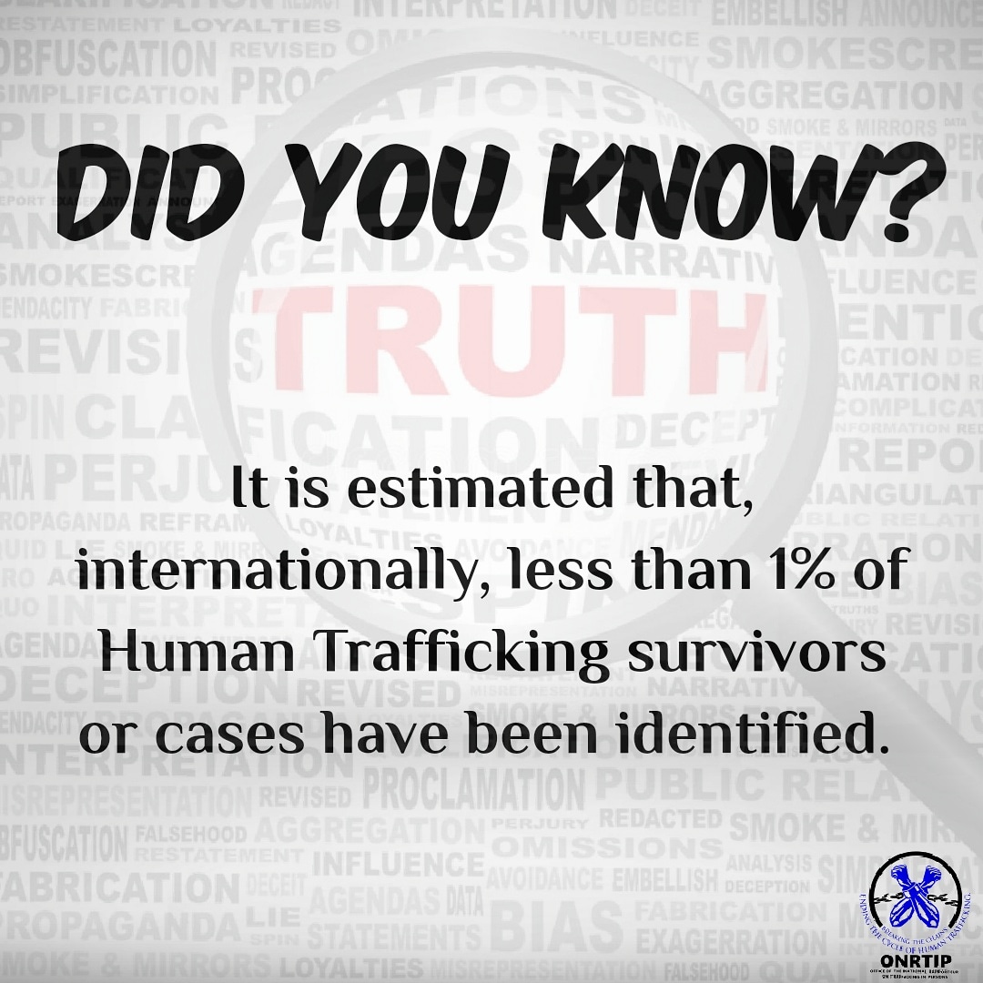 ONRTIPJamaica's tweet photo. Trafficking in Persons is said to be a well hidden crime. As such, the vast majority of cases of human trafficking currently go undetected.
#stophumantrafficking #jamaica #ONRTIP https://t.co/Xs0JSynuLQ