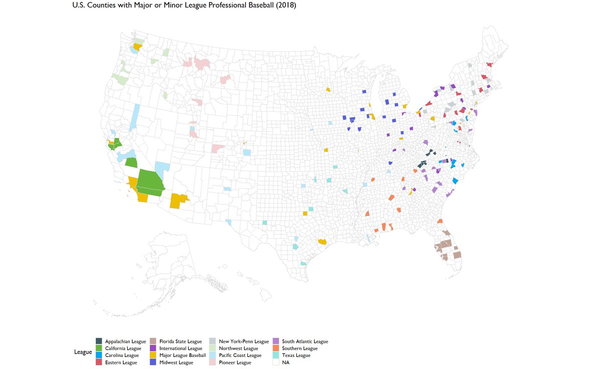 Of course,  @MLB isn't the only game in town, but this year, it will be the only professional game in town. Pour one out for teams in  @MiLB, already facing contraction threats, that provide a key source of community in non-metropolitan hubs across America.