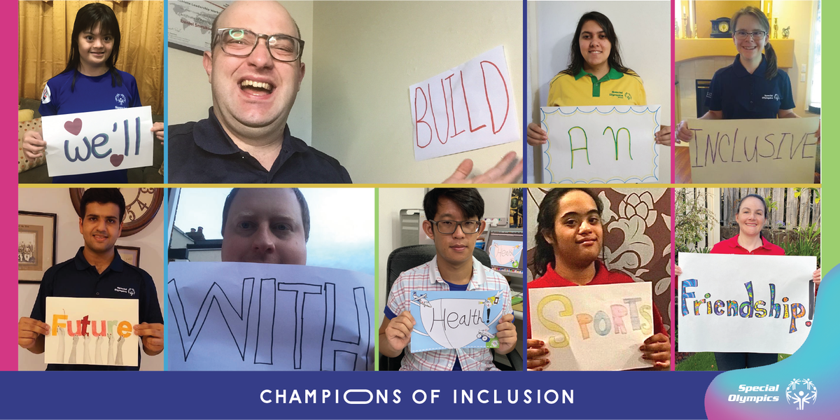 Check out our Sargent Shriver International Global Messengers getting involved in <a href="/SpecialOlympics/">Special Olympics</a> Global Week of Inclusion! What are you doing this week to be part of the #InclusionRevolution?