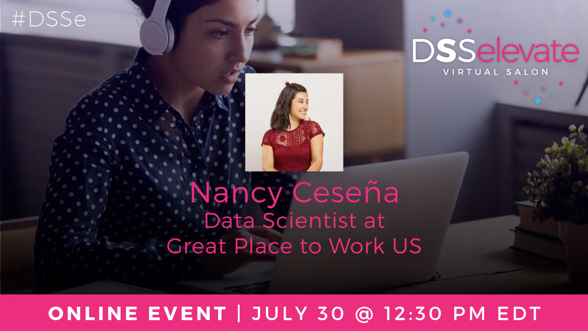 AILovesData's tweet photo. Just one week away from "Addressing the Equity Gap in Diversity and Inclusion Efforts" by @GPTW_US's @NancyCesena. Don't miss it: https://t.co/9VdPJH7HXL #diversity #inclusion #datascience #DSSelevate https://t.co/Uhosqa8H13
