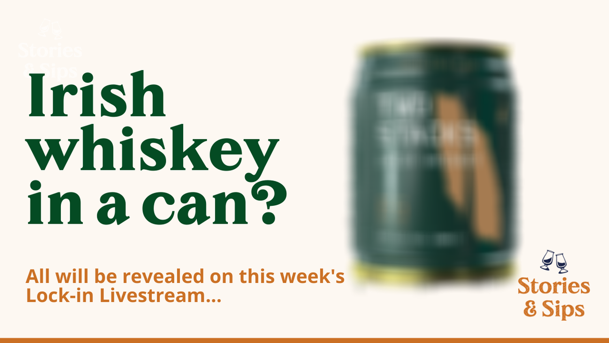Looking forward to chatting to <a href="/liam_icb/">Liam Brogan</a>, <a href="/Shane_ICB/">Shane McCarthy</a> &amp; Donal from <a href="/IrelandCraft/">Ireland Craft Beverages</a> this week on the Lock-in Livestream. They'll be launching their new Irish whiskey and revealing details of their Dram in a Can! Tune in Friday 7pm EST/4pm PST/12am Irish time: facebook.com/storiesandsips…
