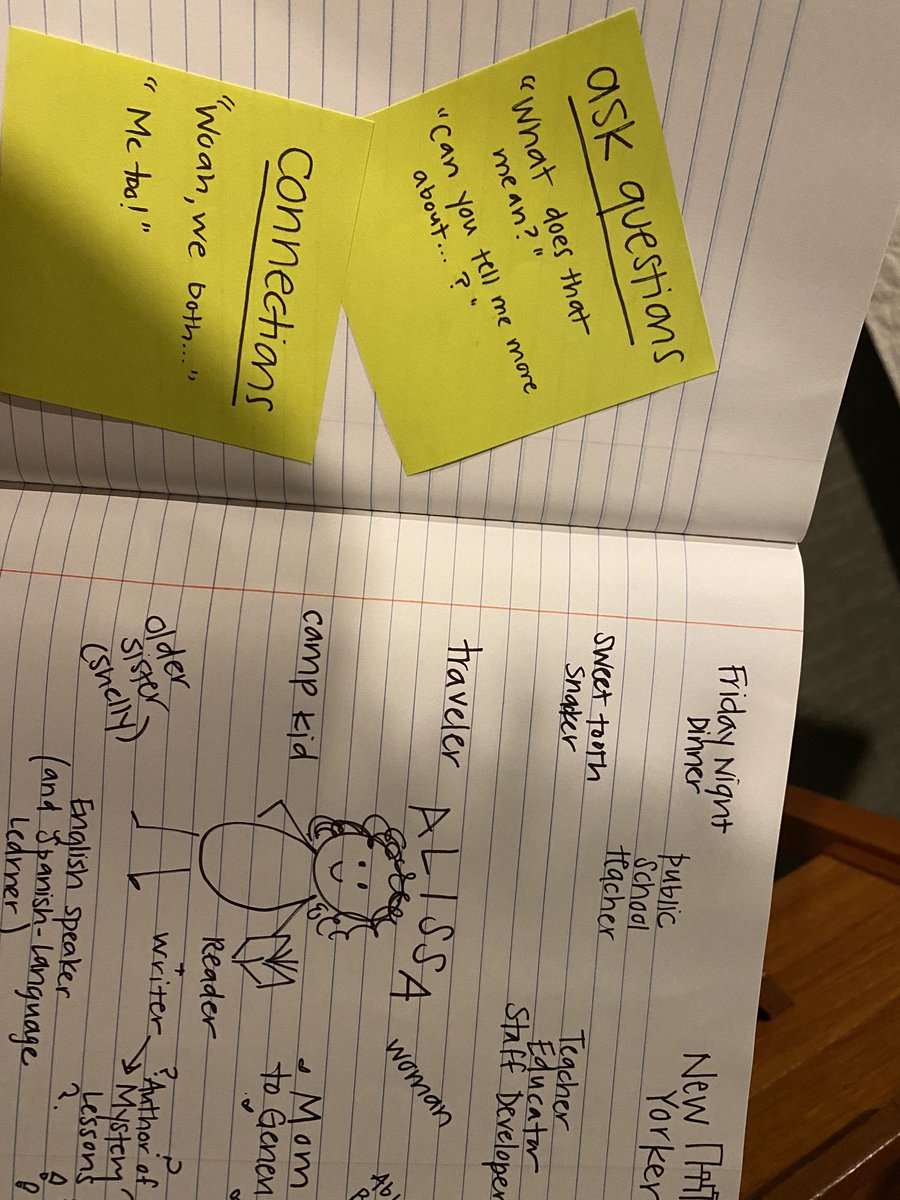 missalissanyc's tweet photo. A week of exploring identity, reading lives, conferring and small gr work! My 🧠 and ❤️ are full! Thank you @springbranchtx teachers! #tcrwp @SaraKAhmed @MsThiBui Bao Phi https://t.co/t4sQusBenm