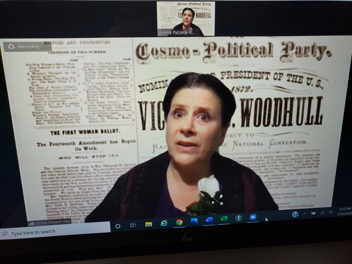 LaurenYarger's tweet photo. The first Toast the Vote!, our excerpt readings to celebrate the 100th anniversary of the 19th Amendment, featured Emma Palzere Rae. Next one is in Aug. 12. PM me if you would like to register.  CT Chapter of the League of Professional Theare Women.
#LPTW
@theaterwomen https://t.co/CeCERLJ02T