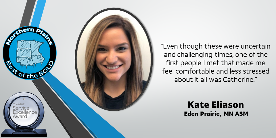 The #BOLDNorthernPlains are proud to announce <a href="/KateEliason1/">Kate Eliason</a> as our 2nd Quarter #ServiceExcellenceAward winner! #SEA