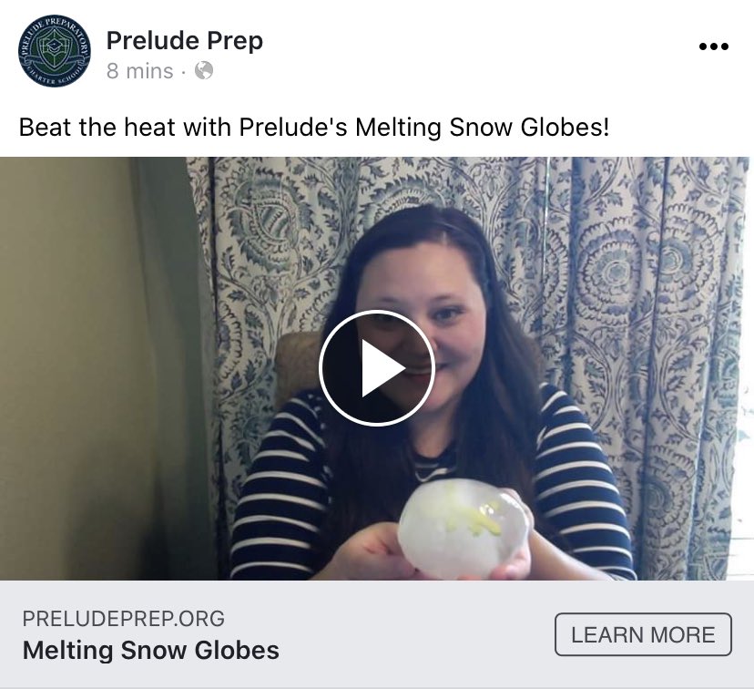 Beat the heat with Prelude’s Melting Snow Globes! m.facebook.com/pg/PreludePrep…