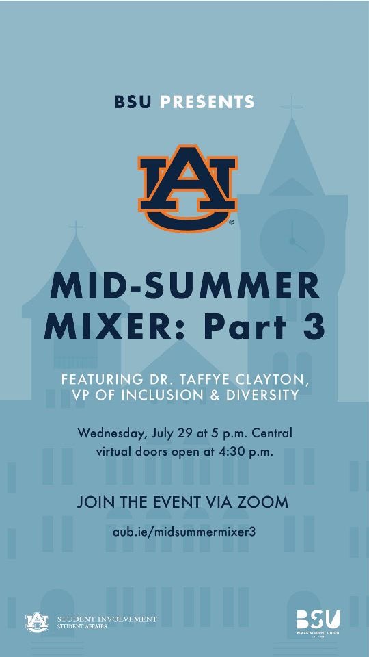 _AUBSU's tweet photo. Mid-Summer Mixer part 3??? Say less! See you there! https://t.co/i226LYNoax
