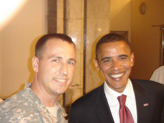 CalforNC's tweet photo. 12 years ago at the U.S. Embassy in Baghdad, Iraq. I’ll forever be grateful to have served our country under his leadership. https://t.co/YHMhu4eIxM