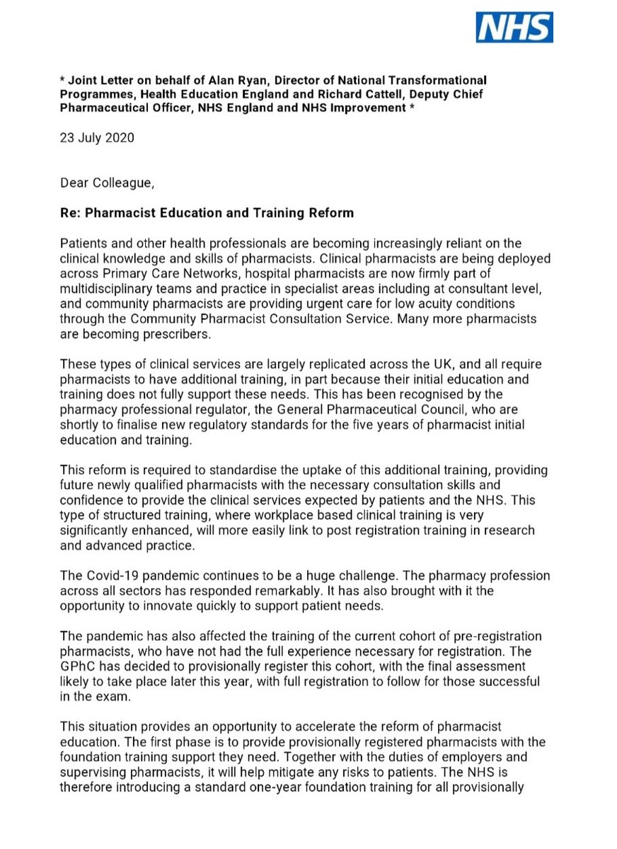 Babir1981's tweet photo. Good to see support for pro-regs from @NHS_HealthEdEng https://t.co/3phwb95zmH