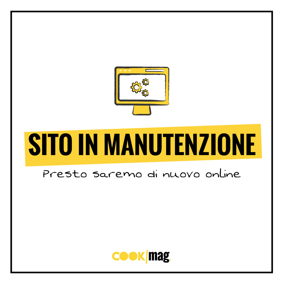 cookmagofficial's tweet photo. Cari lettori, per qualche ora il nostro sito non sarà consultabile causa manutenzione. Presto torneremo online con le nostre news sul mondo dell'https://t.co/qPefWzqcnQ, della ristorazione e del vino. https://t.co/z3ujwwtUs9
