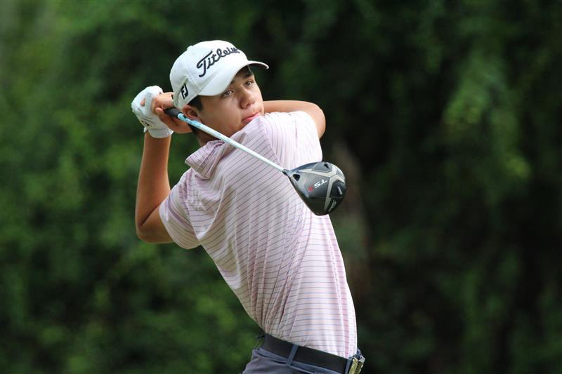 AJGAGolf's tweet image. After 36 holes, Luke Sample and Jake Griffin are tied at 8-under-par #PennStateJr