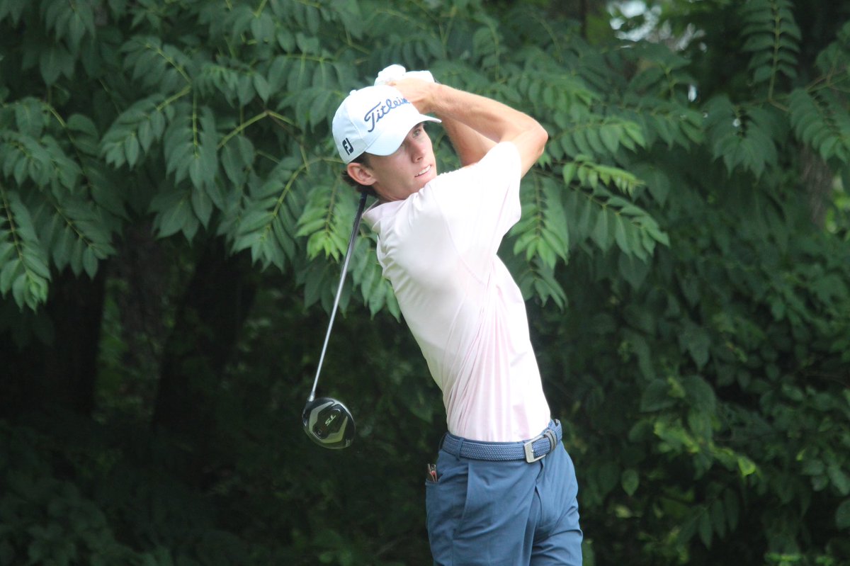 AJGAGolf's tweet image. After 36 holes, Luke Sample and Jake Griffin are tied at 8-under-par #PennStateJr