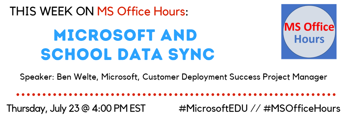 portaldotjay's tweet photo. SDS is something that I'm just getting into but I see so many possibilities with it. I've already used the "Schools" (Administrative Units) that it creates in a couple workflows, including the Autopilot Prestager app I made. Excited for this week's #MSOfficeHours #MicrosoftEDU https://t.co/Ud4K6rFw7B