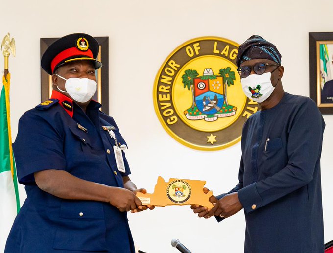 FRSC: Gov. Sanwo-Olu receives Olusegun Ogungbemide