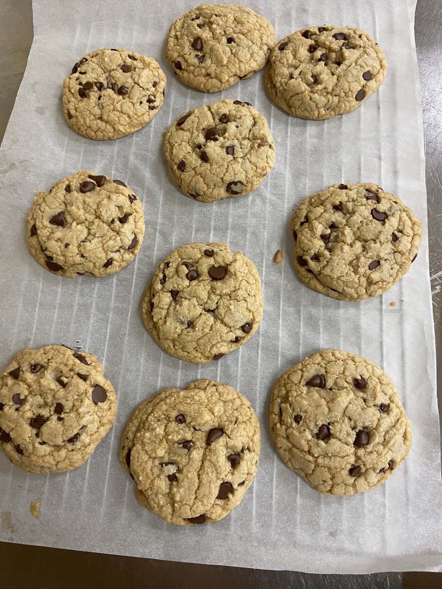 Not the same as having students in class but they made some great cookies at home along with me. It was great to be back in the building. Nice job everybody!#whsummerenrichment #whpantherpride