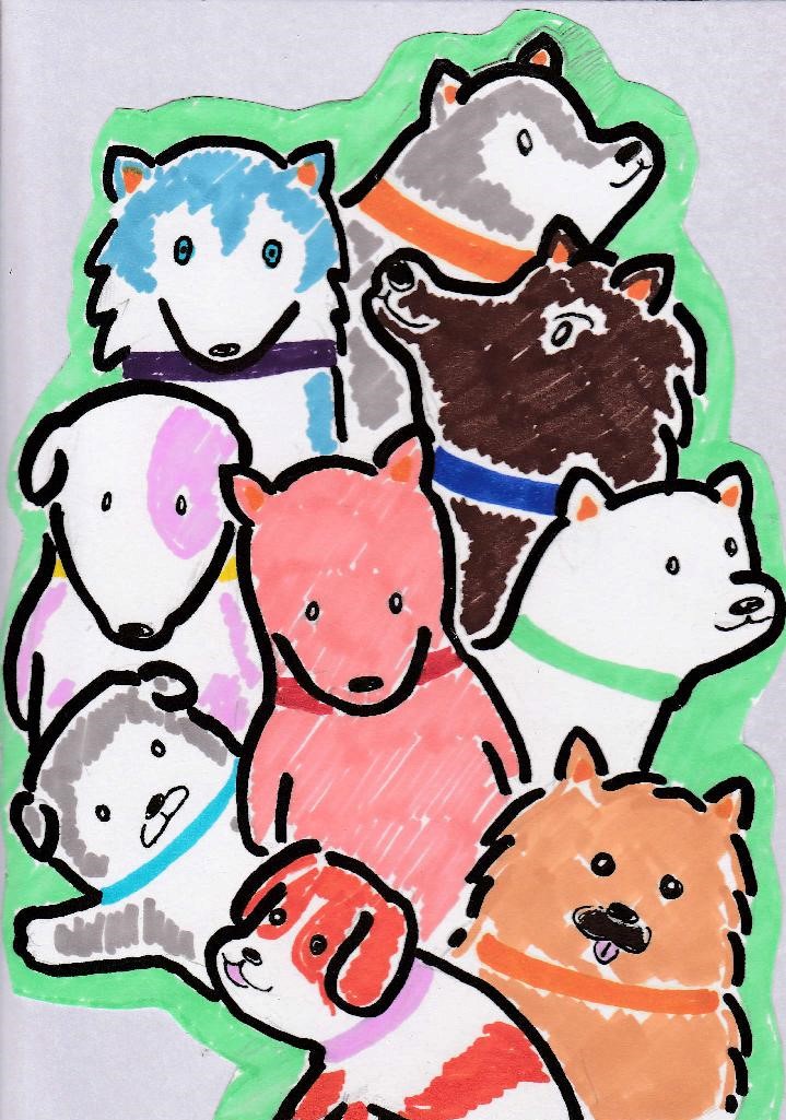 AxelinaPro's tweet photo. Seen so many cute dogs around recently, that had to do a hand drawn card featuring some of them! https://t.co/L686E16CCF #dog #doglovers #dogcards #handmadecards #madeinuk #hmuk #birthdaycard #perros #собака #chien #犬 #etsyuk #sb #tbchsellershour #justacard #hanwellhour #htlmp https://t.co/Fn9aQu1pQA