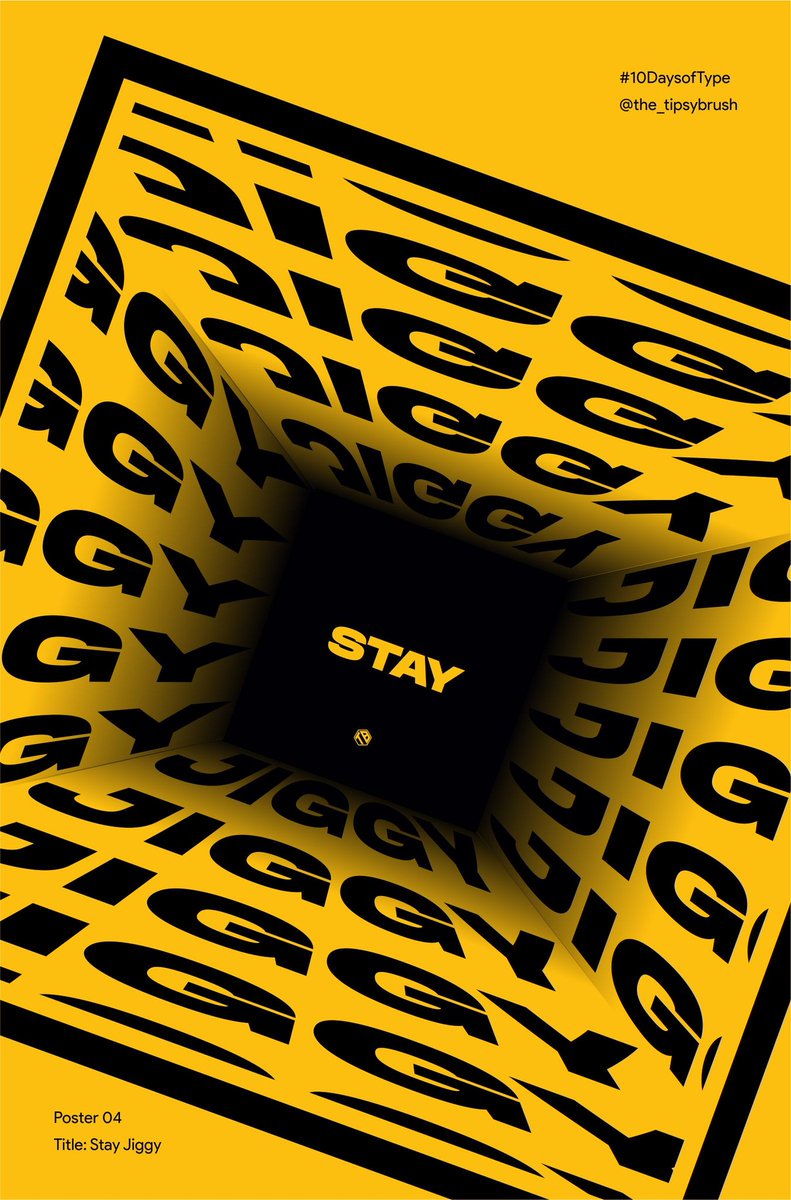 the_tipsybrush's tweet photo. Day 4; Stay jiggy
For this I just wanted to mess around and have a bit of fun.
#10DaysofType https://t.co/hBnqlcVgow