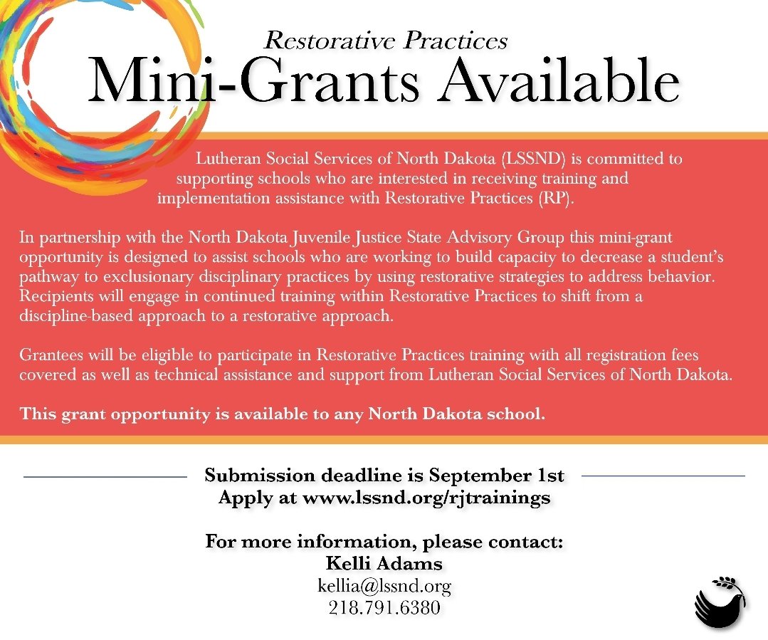 joelfriesz's tweet photo. . #NorthDakota #schools #RestorativeJustice https://t.co/aYi4SB2MDI