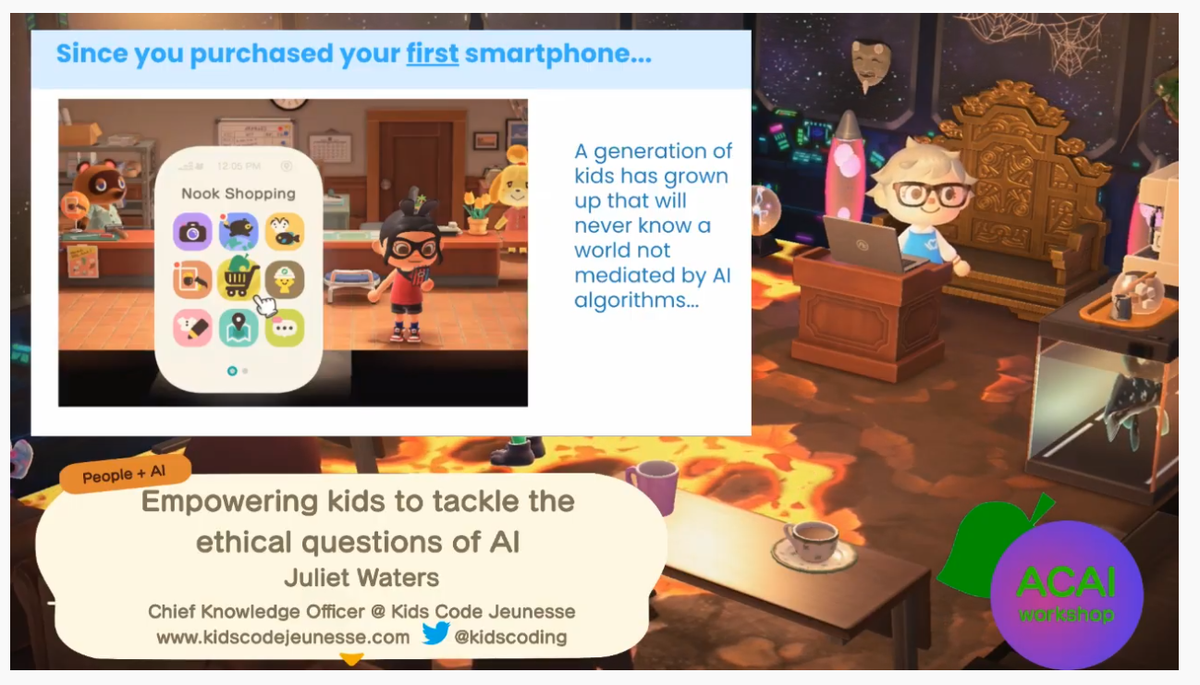 emilymsa's tweet photo. Excited for my first conference in Animal Crossing! @ACAIWorkshop https://t.co/zXLebNzrCj