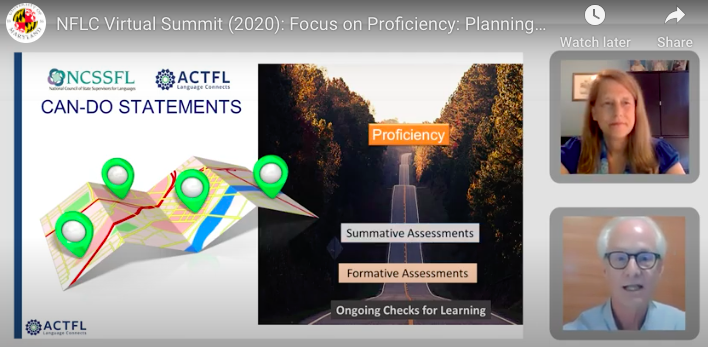 LXJSmonk's tweet photo. Learning with @jhaxhi and @psandrock on how educators can develop and assess language proficiency to support learners to reach their goals. #NFLCvirtualsummit #CanDoStatements @actfl @NCSSFL @NFLC_UMD https://t.co/LrYl6sLBJ1
