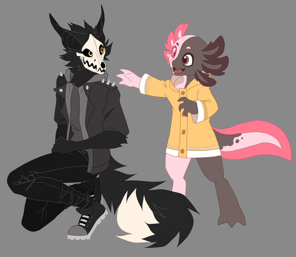 FayeFlix's tweet image. I redrew this image because its cute and I was bored. #furry