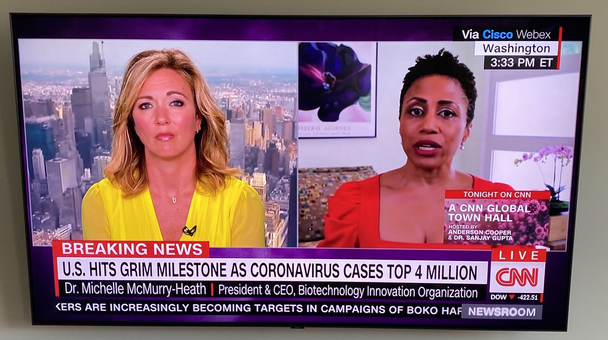 IamBIO_CEO's tweet photo. Thank you to @BrookeBCNN for having me on @CNN to discuss the incredible work scientists are doing in labs across the world to combat #COVID19. The tracker I mentioned is here; this is science at work ⬇️
https://t.co/qLP9mWyOs2 https://t.co/gaKXw0eSQG